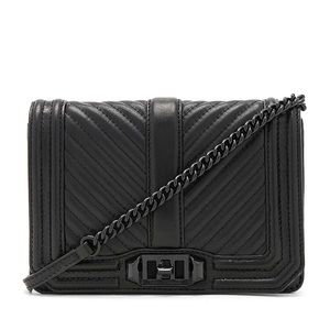 Rebecca Minkoff Chevron Quilted Small Love Crossbody